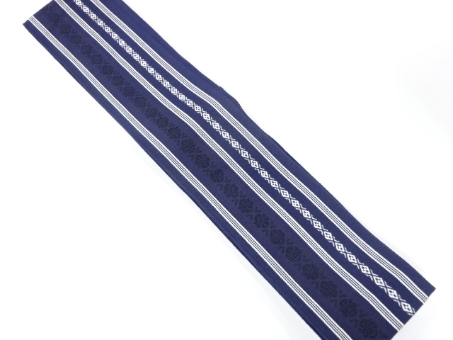 JAPANESE KIMONO / KAKU OBI FOR MEN / HAKATA 